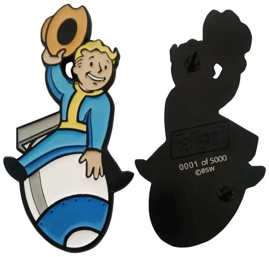 Fallout Ansteck-Pin Vault Boy Limited Edition