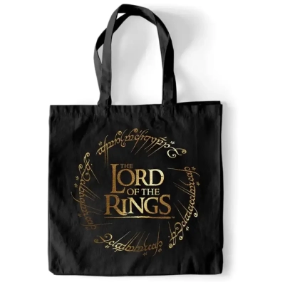 Herr der Ringe Tragetasche Gold Foil