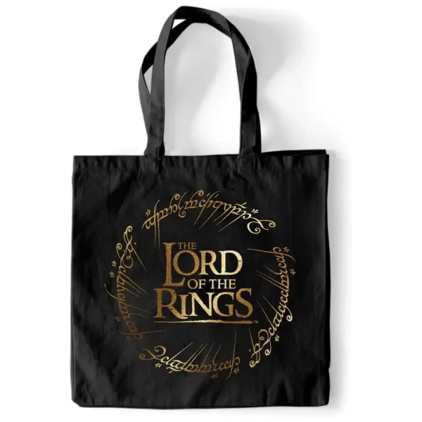 Herr der Ringe Tragetasche Gold Foil