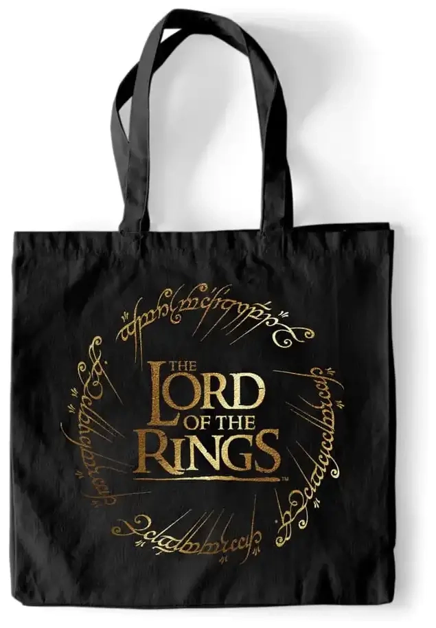 Herr der Ringe Tragetasche Gold Foil