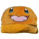 Pokémon Coral Decke mit Mütze Glumanda 120 x 150 cm