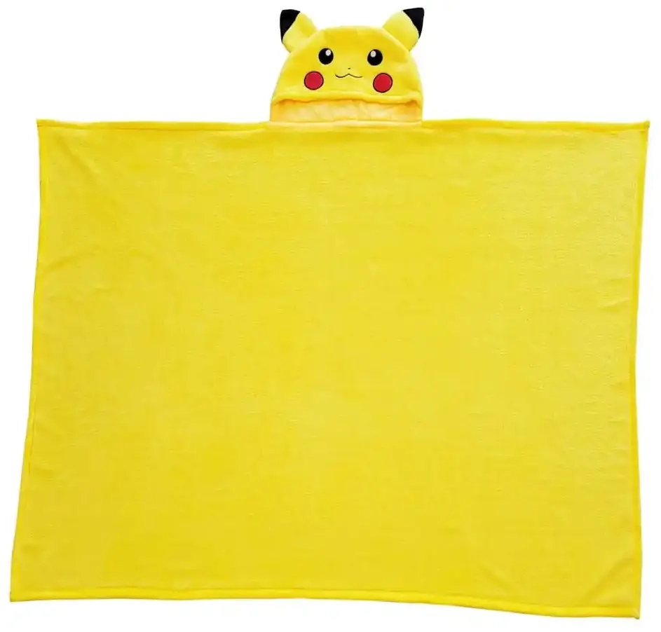 Pokémon Coral Decke mit Mütze Pikachu 120 x 150 cm