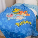 Pokemon Flanell-Fleecedecke Starter Pokemon 130 x 160 cm