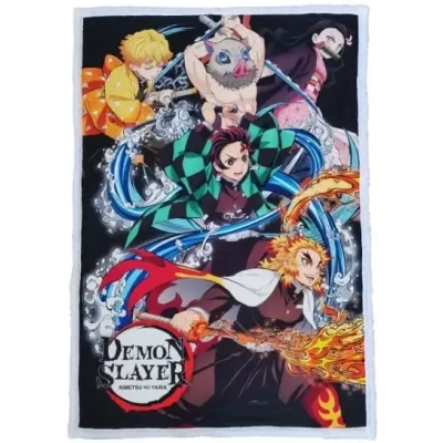Demon Slayer: Kimetsu no Yaiba Fleecedecke 100 x 150 cm