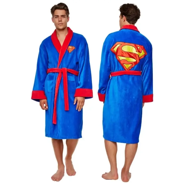 DC Comics Fleece-Bademantel Superman