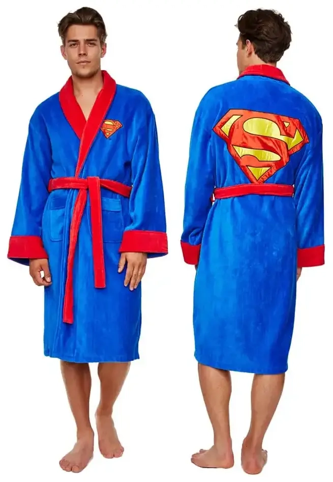 DC Comics Fleece-Bademantel Superman