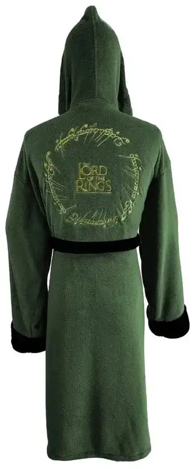 Herr der Ringe Fleece-Bademantel Elven Green & Gold