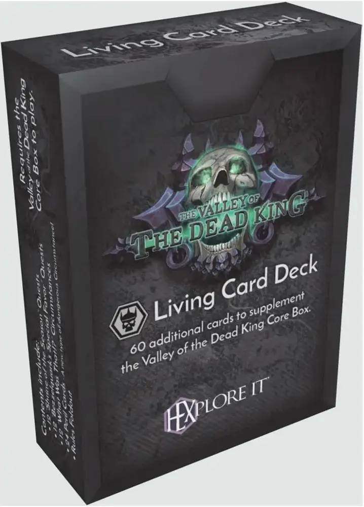 HEXplore It: The Valley of the Dead King Living Card Deck - Expansion - EN