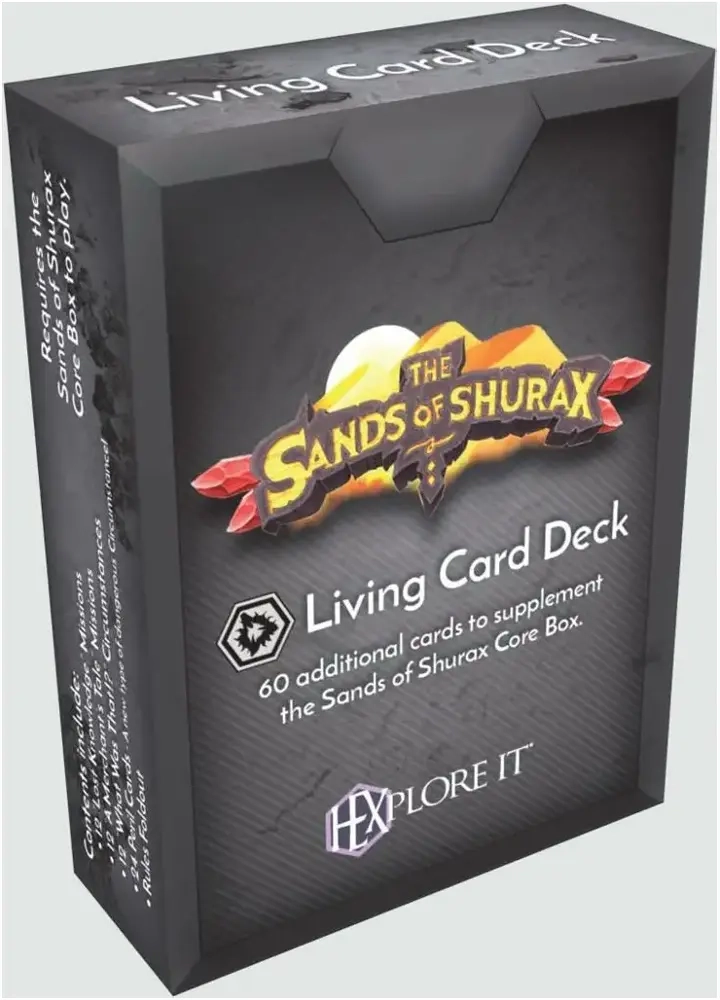 HEXplore It: The Sands of Shurax Living Card Deck - Expansion - EN