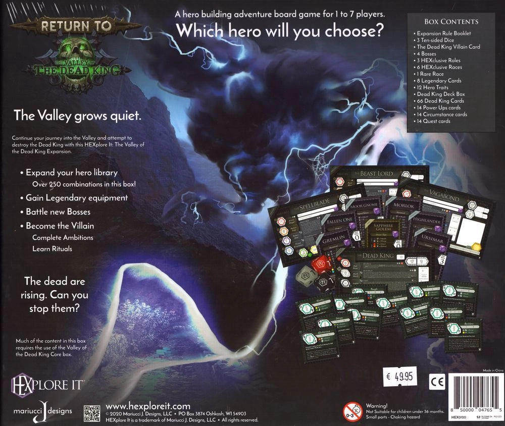 HEXplore It Return to the Valley of the Dead King - Expansion - EN