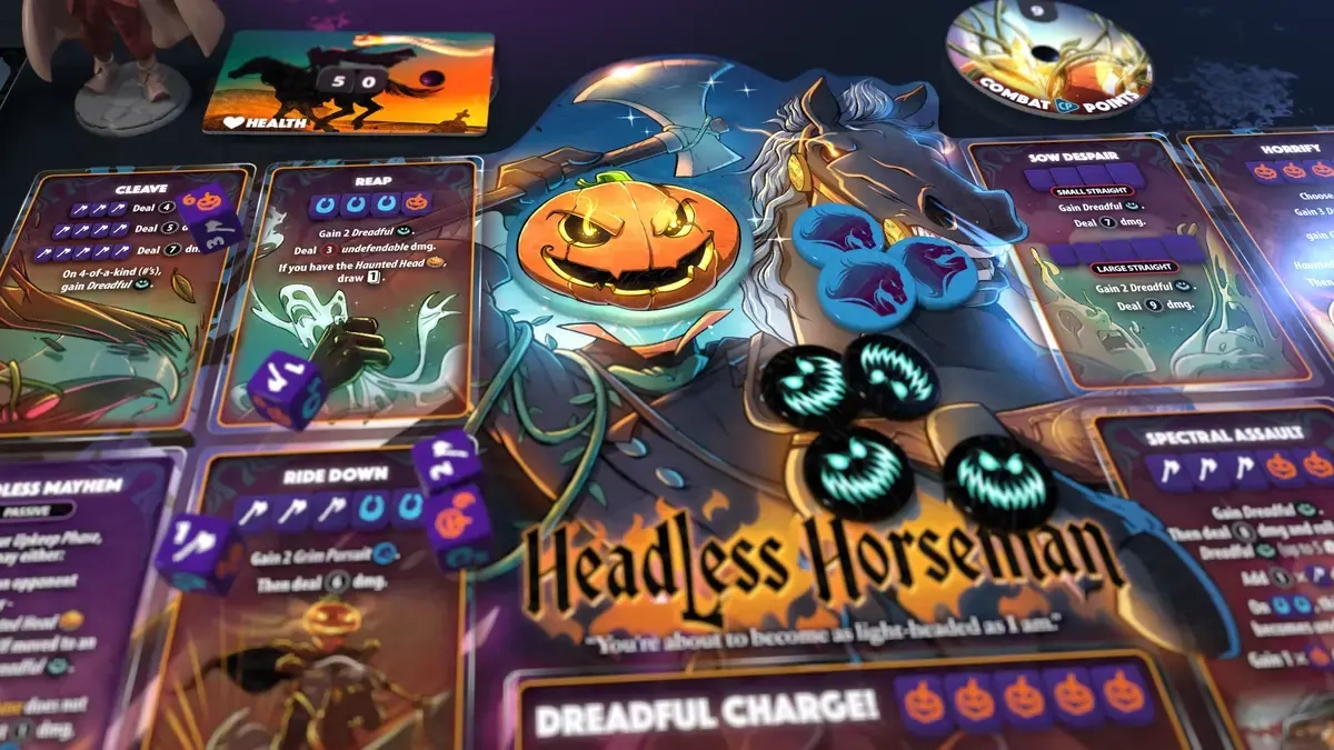 Dice Throne - Outcasts: Bleiche Dame vs. Kopfloser Reiter - DE