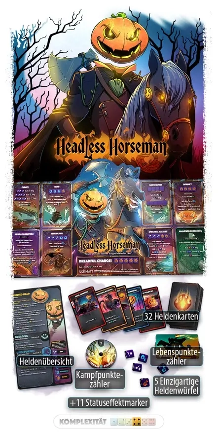 Dice Throne - Outcasts: Bleiche Dame vs. Kopfloser Reiter - DE