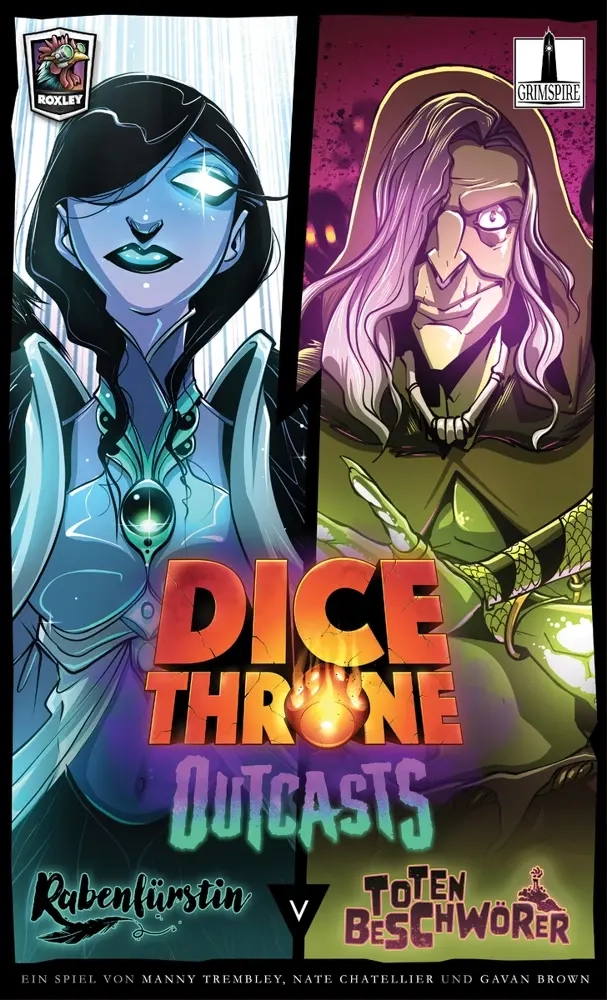 Dice Throne - Outcasts: Rabenfürstin vs. Totenbeschwörer - DE