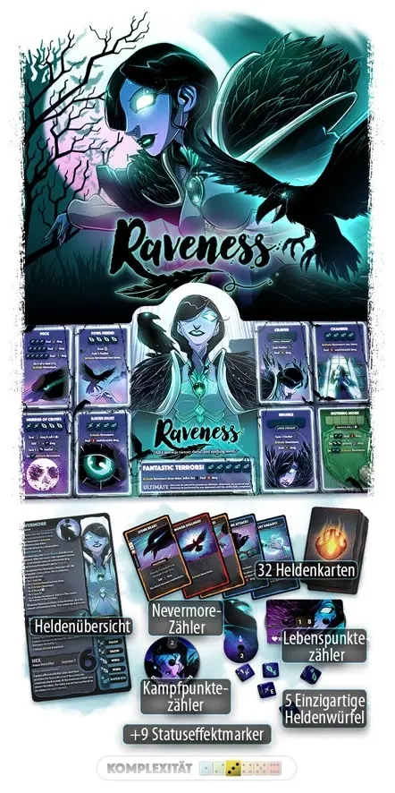 Dice Throne - Outcasts: Rabenfürstin vs. Totenbeschwörer - DE