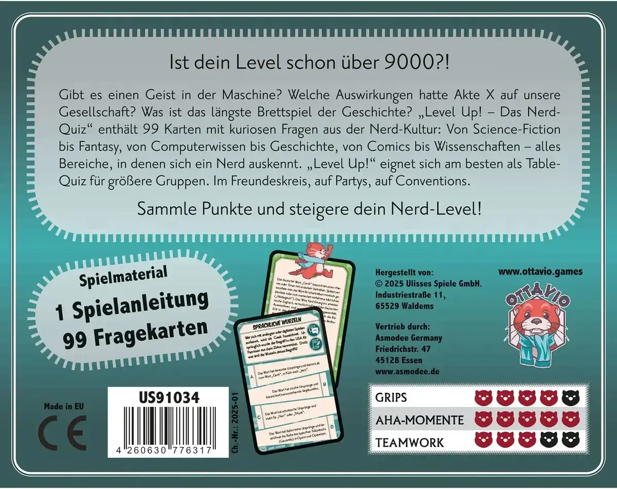 Level Up! Das Nerd-Quiz (2025 Edition)