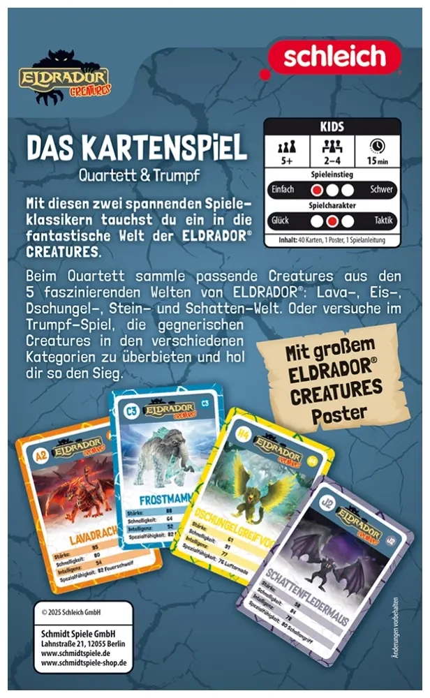 Schleich | Eldrador: Das Kartenspiel - Mitbringspiel in Metalldose