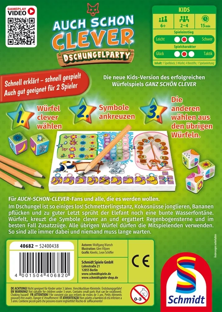 Auch schon clever: Dschungelparty