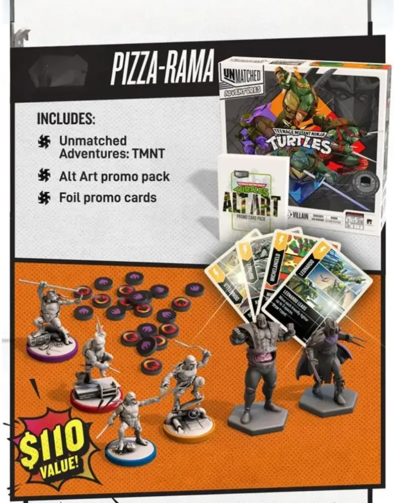 Unmatched Adventures TMNT Pizza-Rama - EN