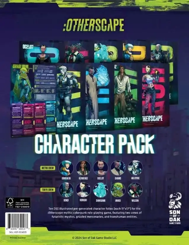 Otherscape RPG Character Pack 1 - EN