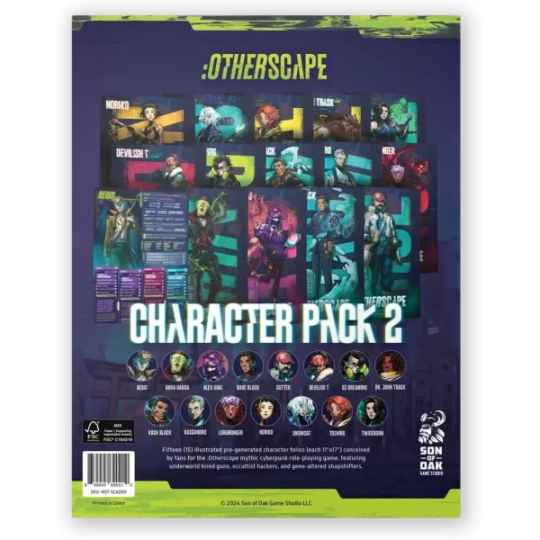 Otherscape RPG Character Pack 2 - EN
