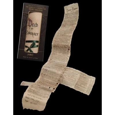 Der Hobbit Mini Replik Bilbo´s Vertrag