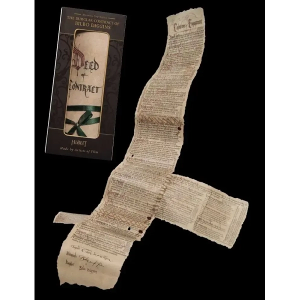 Der Hobbit Mini Replik Bilbo´s Vertrag
