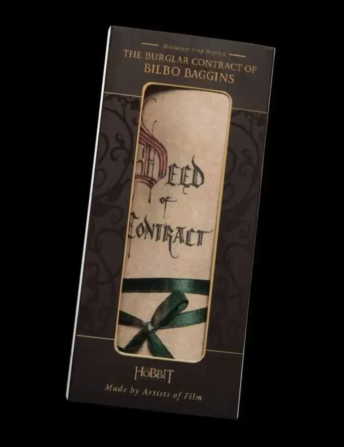 Der Hobbit Mini Replik Bilbo´s Vertrag