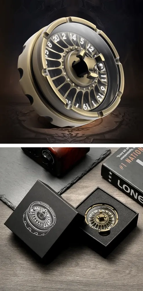 Roulette Dice (D20) Brass