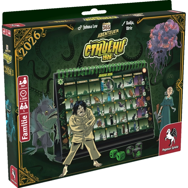 365 Abenteuer– Cthulhu 1926 - Edition 2026 - DE