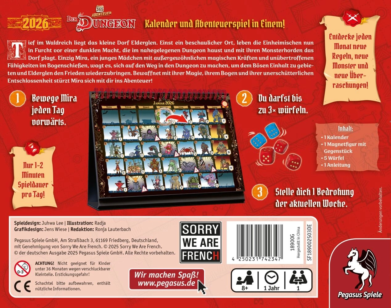 365 Abenteuer – Der Dungeon - Edition 2026