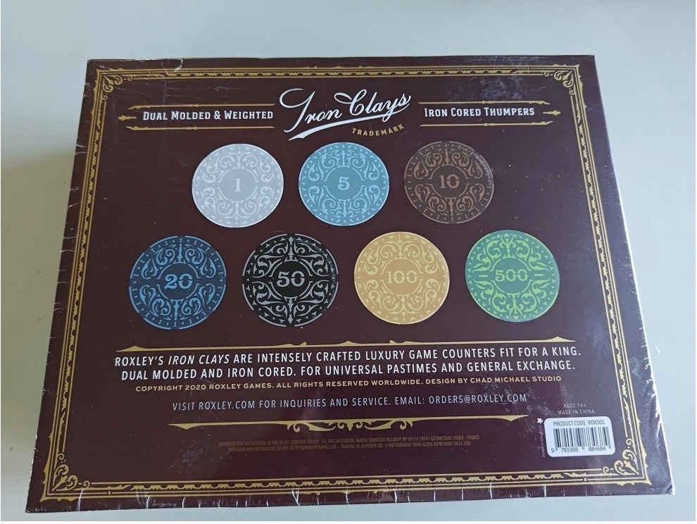 Iron Clays 200 Printed Box with Chips - EN (Leicht defekte Verpackung)