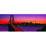 San Francisco - Oakland Bay Bridge bei Nacht