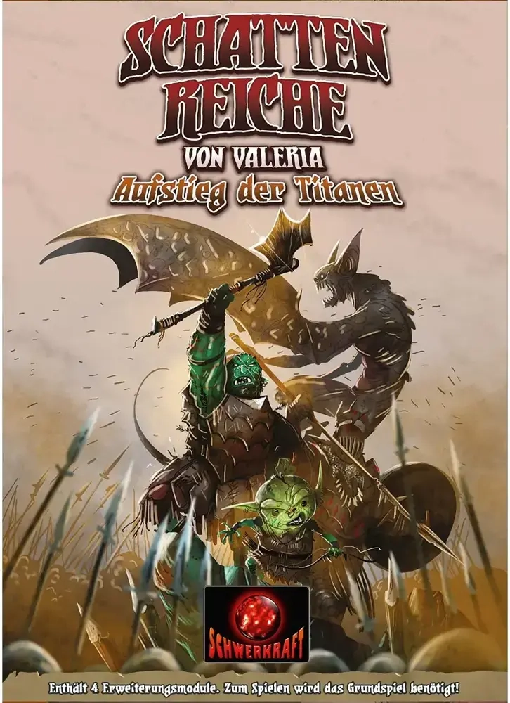 Schattenreiche von Valeria - Aufstieg der Titanen - Erweiterung
