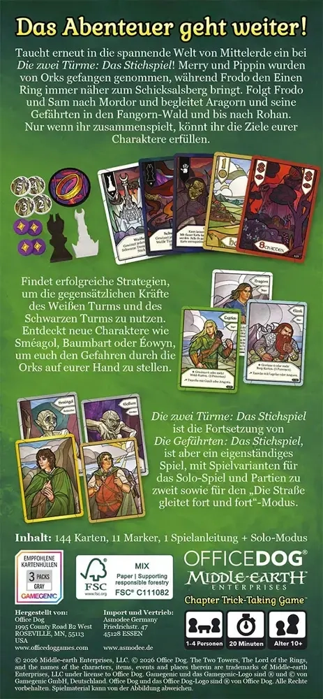 Der Herr der Ringe: Die zwei Türme – Das Stichspiel