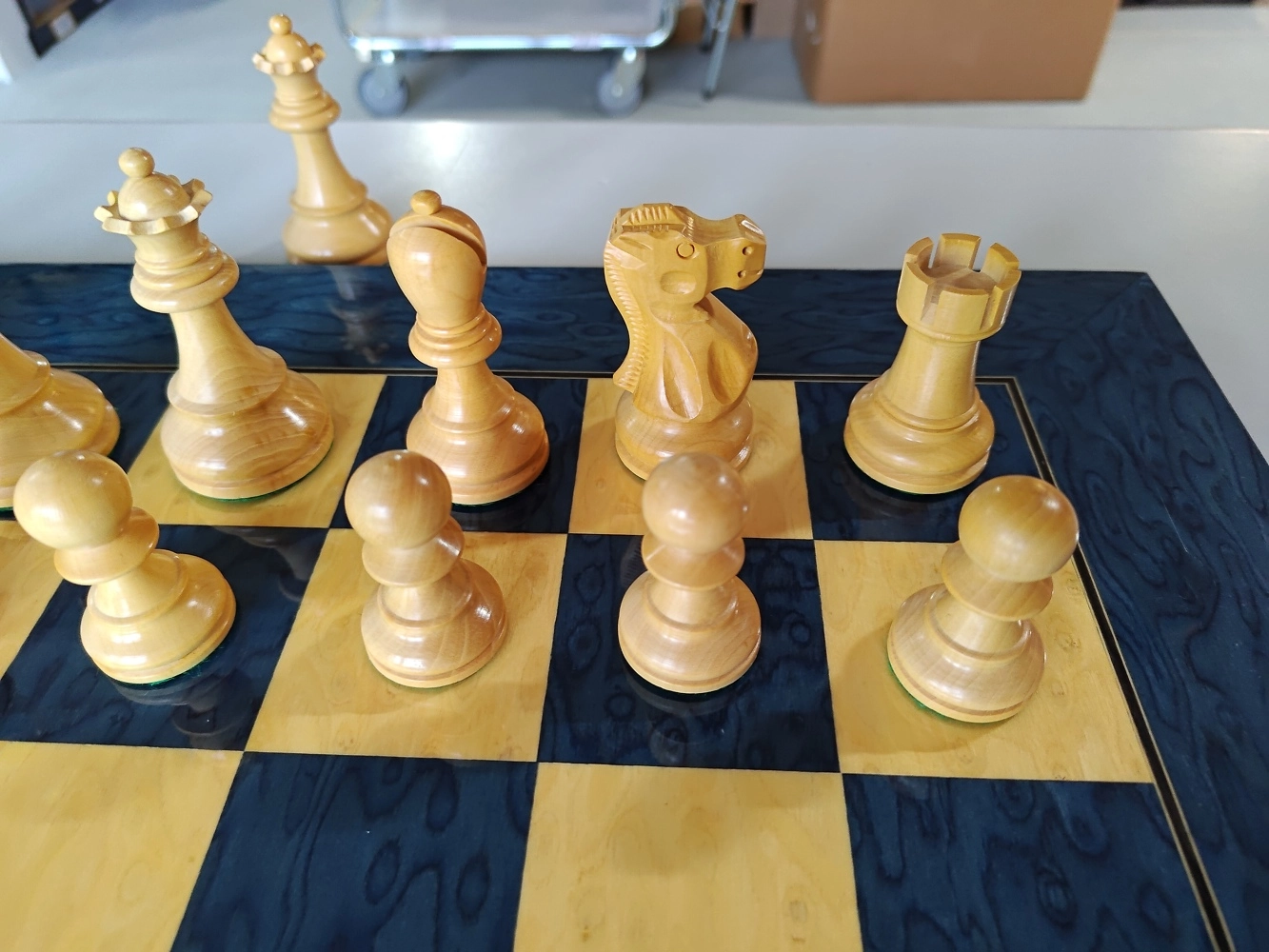 Schachspiel Magic Blue - Ausstellungsstück