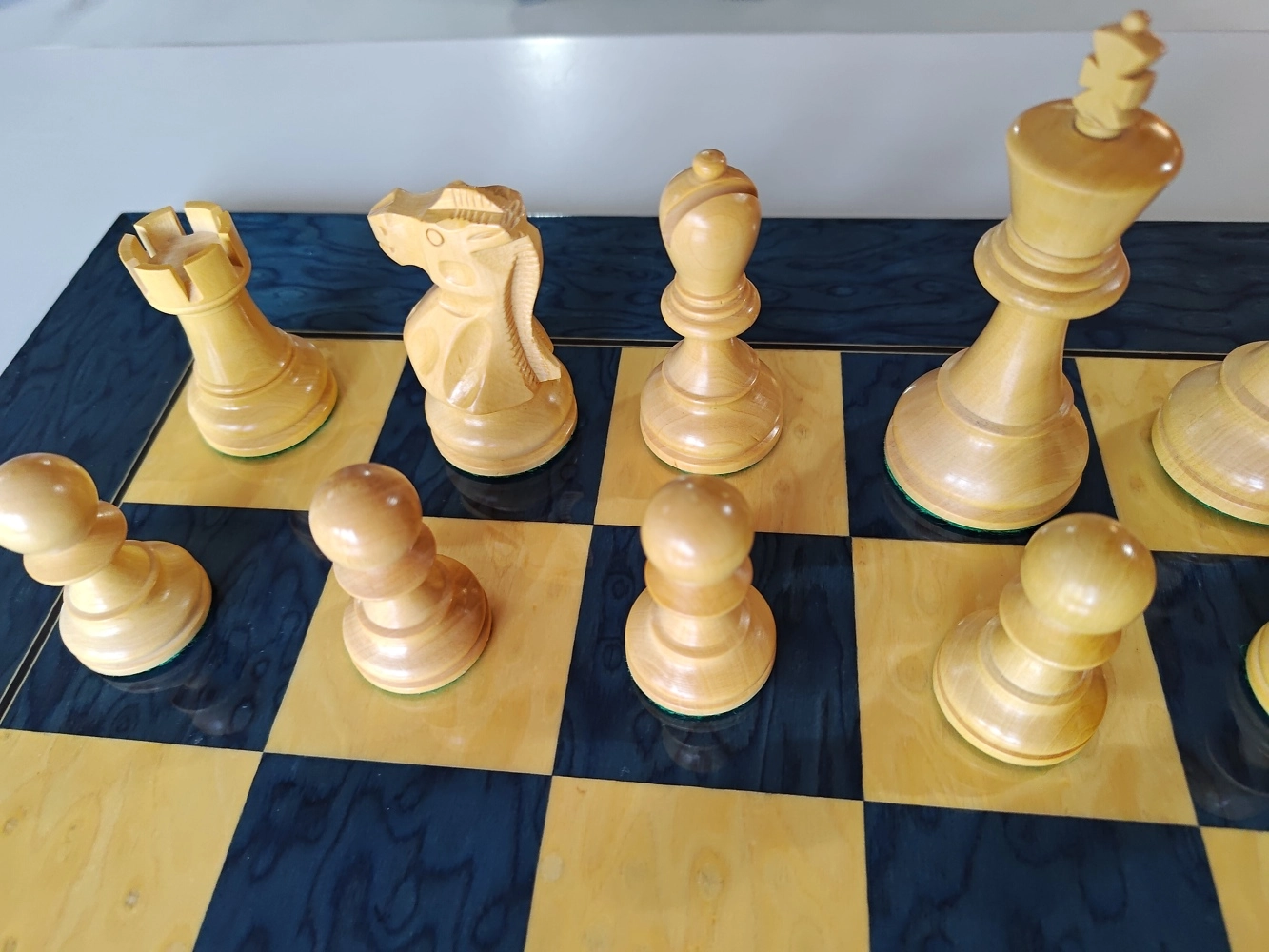 Schachspiel Magic Blue - Ausstellungsstück