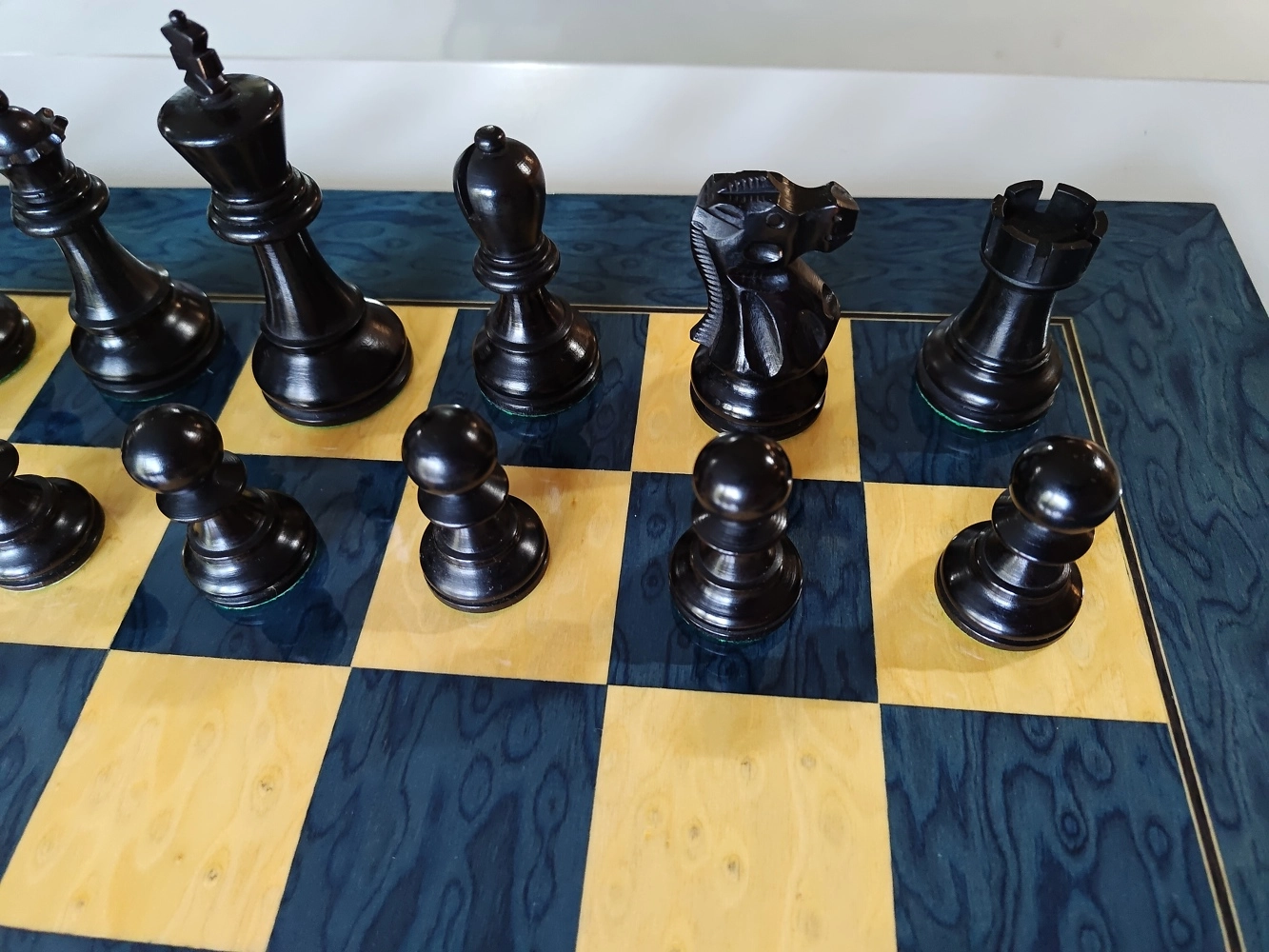 Schachspiel Magic Blue - Ausstellungsstück
