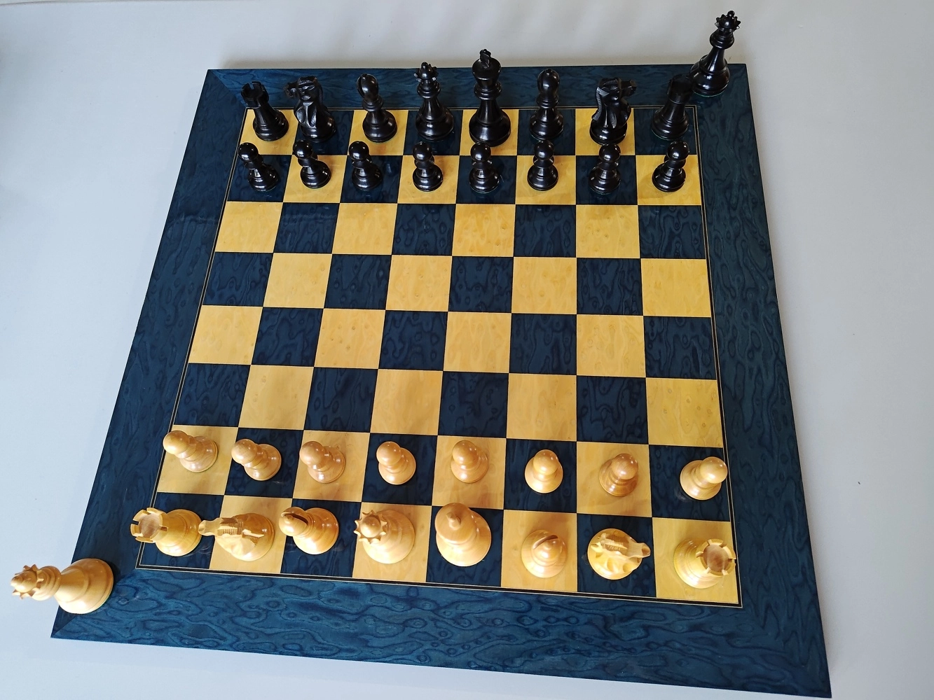 Schachspiel Magic Blue - Ausstellungsstück