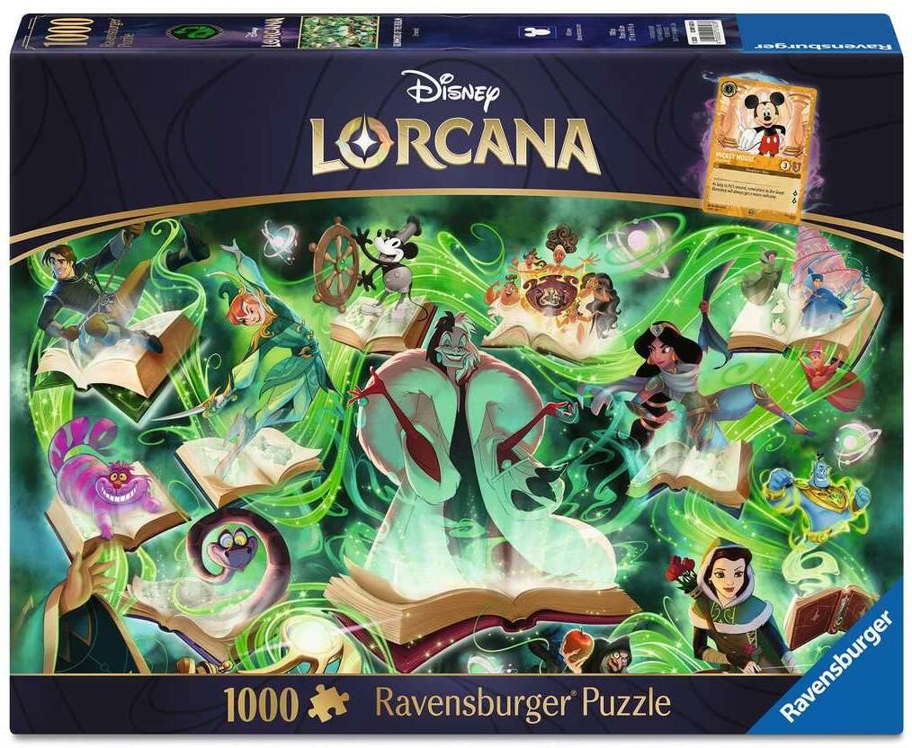 Disney Lorcana Puzzle Glimmers of the Realm: Emerald