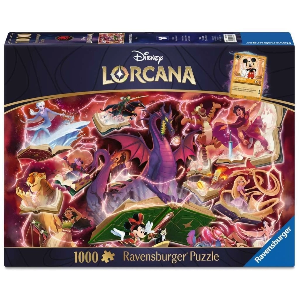 Disney Lorcana Puzzle Glimmers of the Realm: Ruby