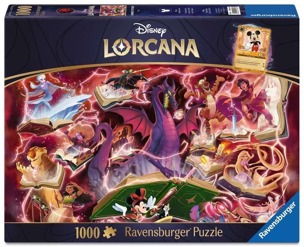 Disney Lorcana Puzzle Glimmers of the Realm: Ruby