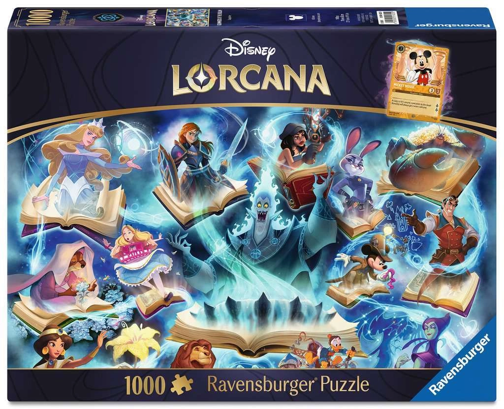 Disney Lorcana Puzzle Glimmers of the Realm: Sapphire