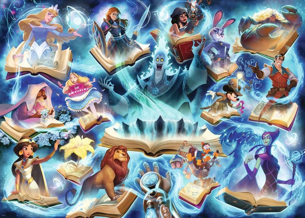 Disney Lorcana Puzzle Glimmers of the Realm: Sapphire