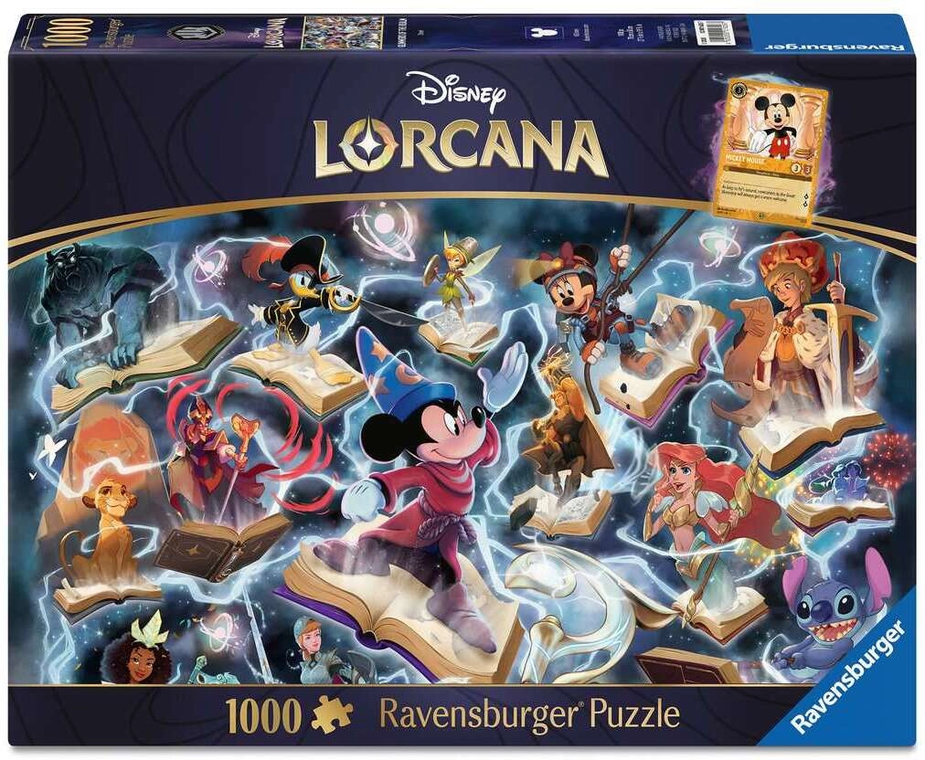 Disney Lorcana Puzzle Glimmers of the Realm: Steel (1000 Teile)