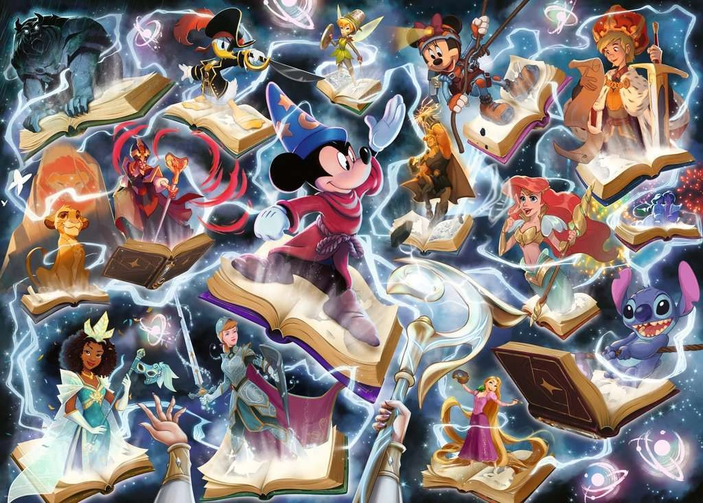 Disney Lorcana Puzzle Glimmers of the Realm: Steel (1000 Teile)