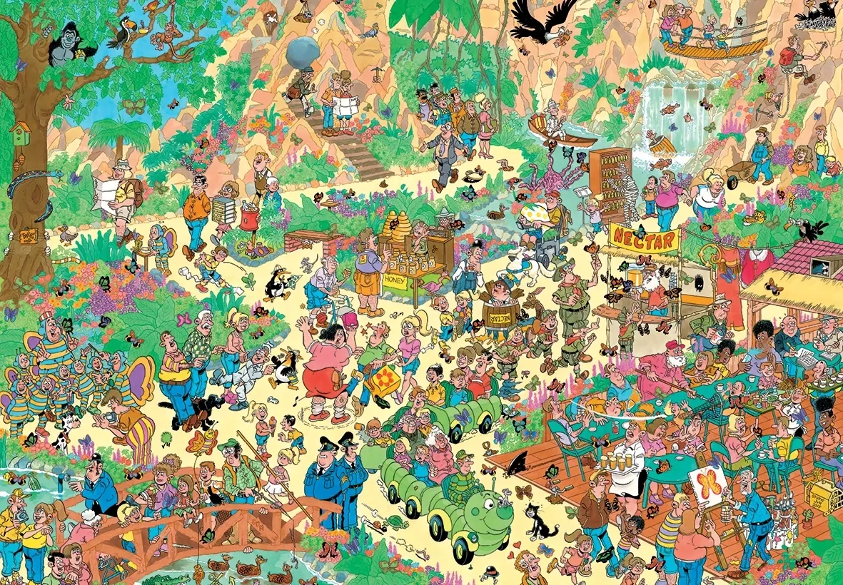 Traumhaft schöne Schmetterlinge - Jan van Haasteren - 2000 Teile