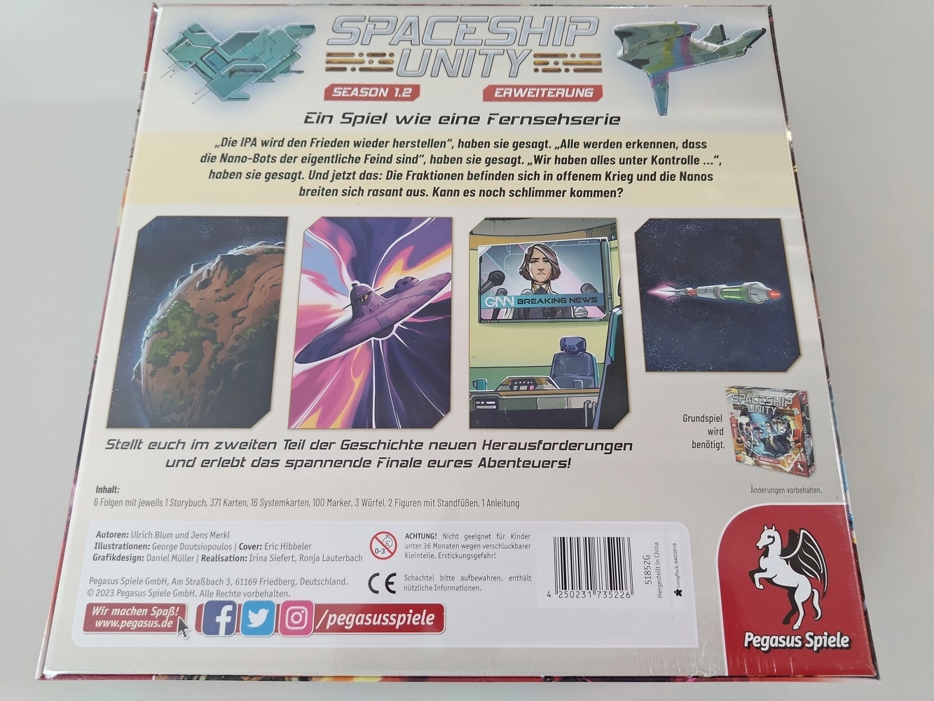 Spaceship Unity – Season 1.2 Erweiterung (Leicht defekte Verpackung)