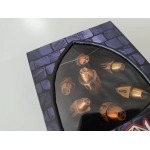 Ballistic Brass Metal RPG Dice Set (7) (Leicht defekte Verpackung)