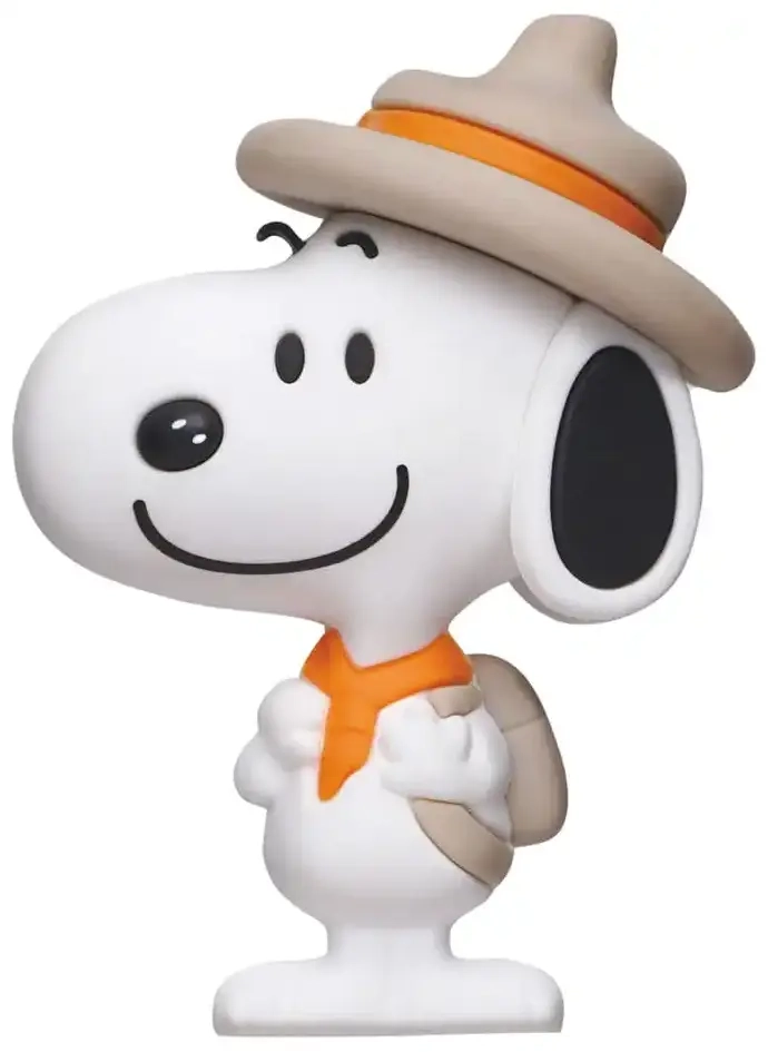 Die Peanuts Relief-Magnet Snoopy Scouts