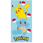 Pokemon Velours-Handtuch Pikachu & Schiggy 75 x 150 cm